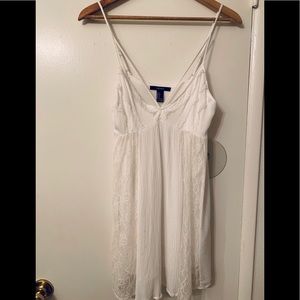 Forever 21 White Lace Mini Dress